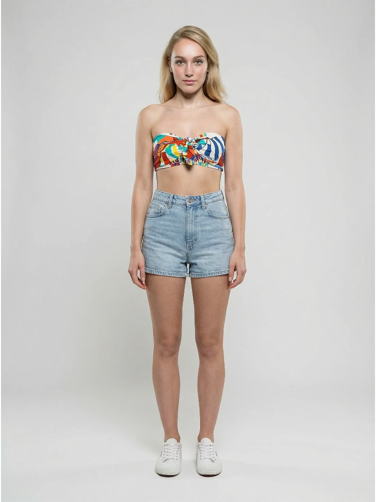 Multicolor Cotton T-Shirt