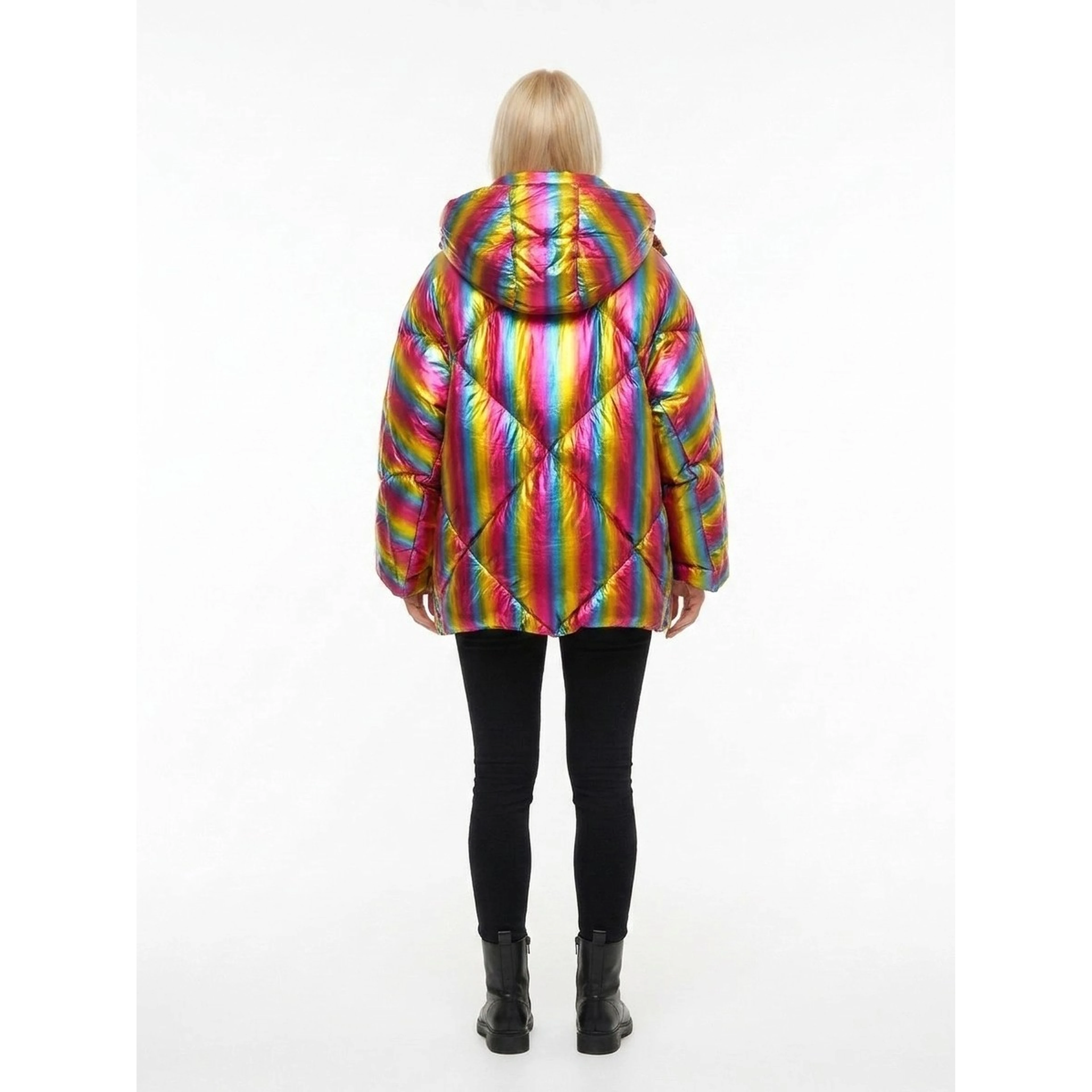 Multicolor Polyamide Parka