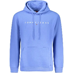 Blue Cotton Men's Sweatshirt