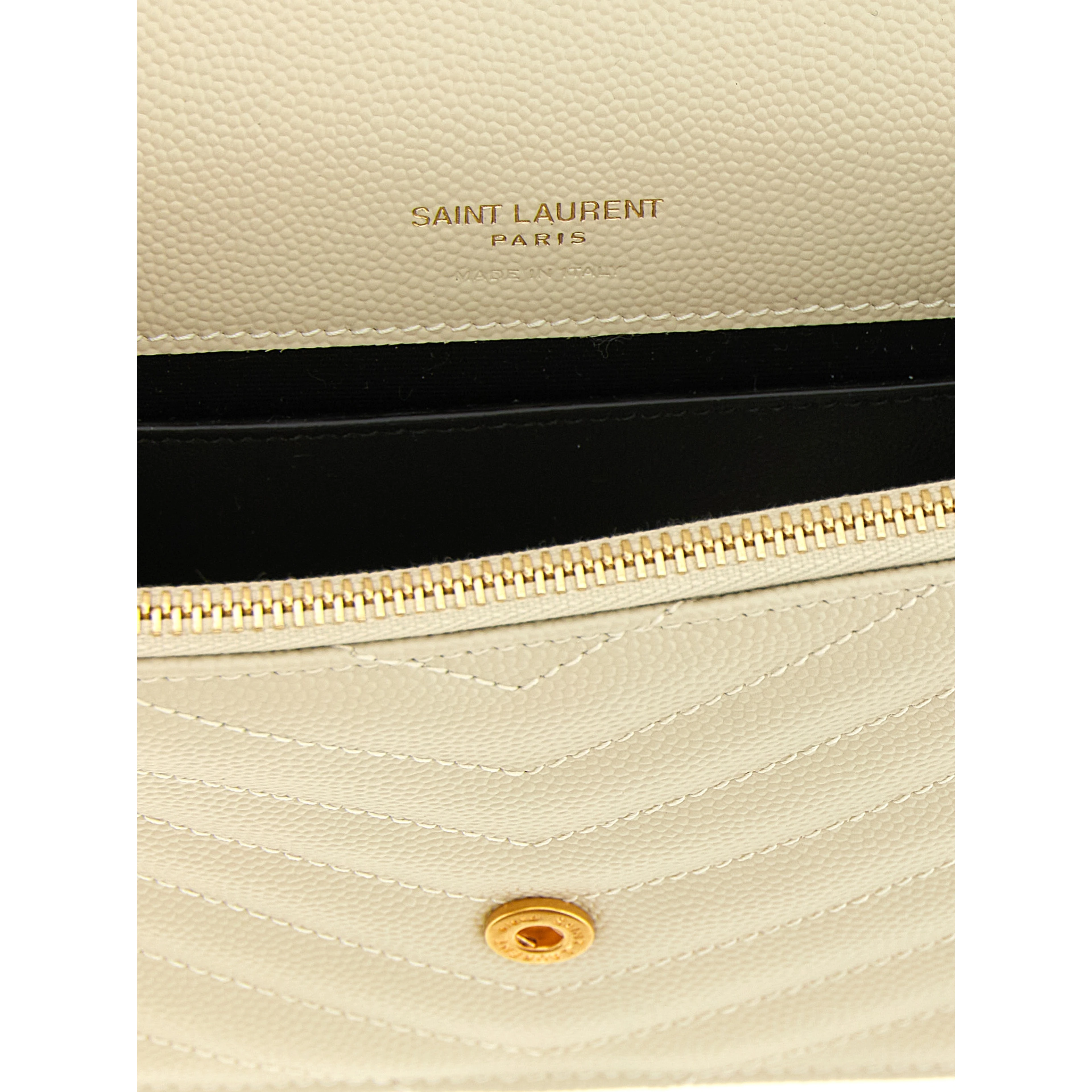White Calfskin Clutch Bag