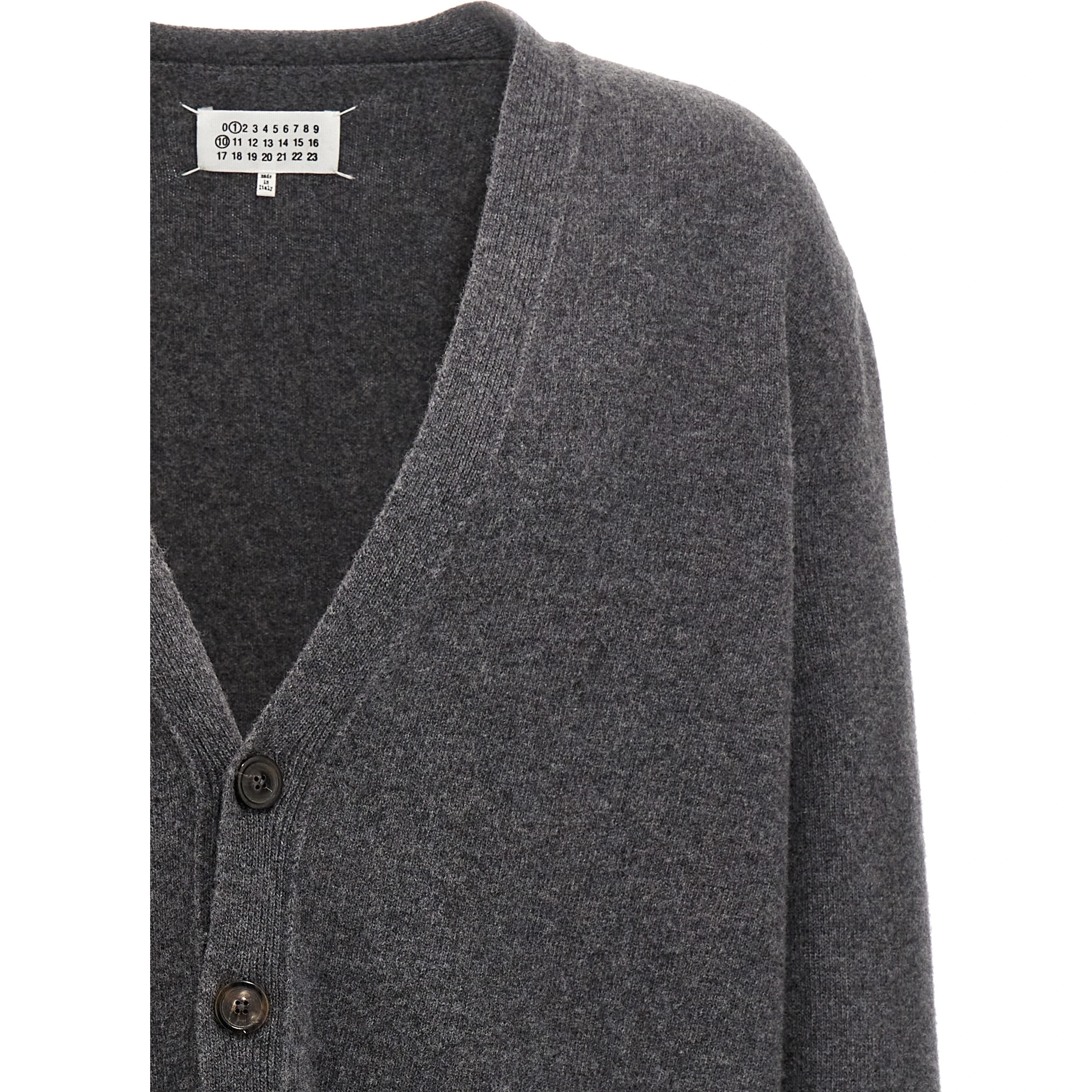 Gray Wool Cardigan