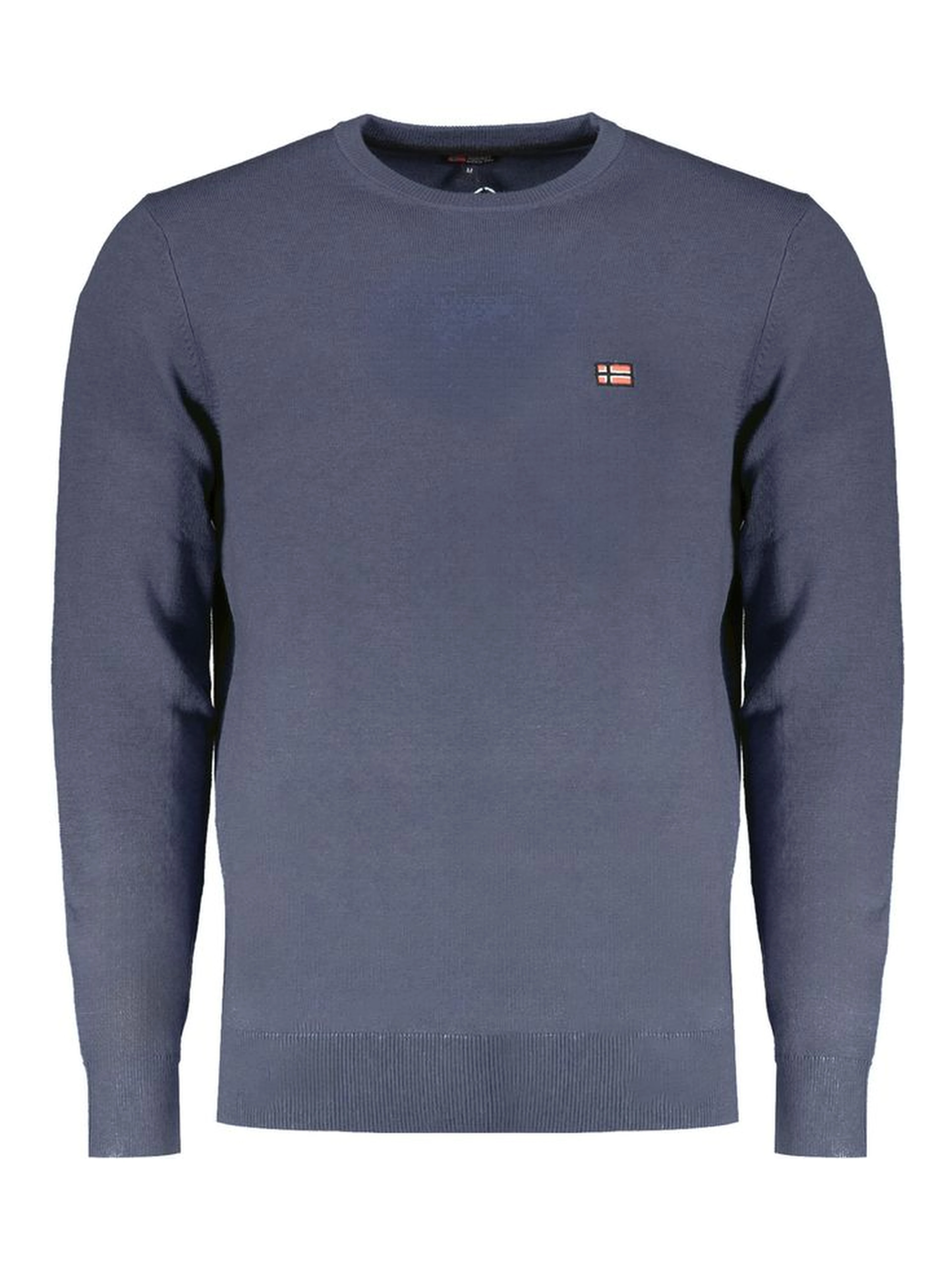 Blue Wool Men Sweater