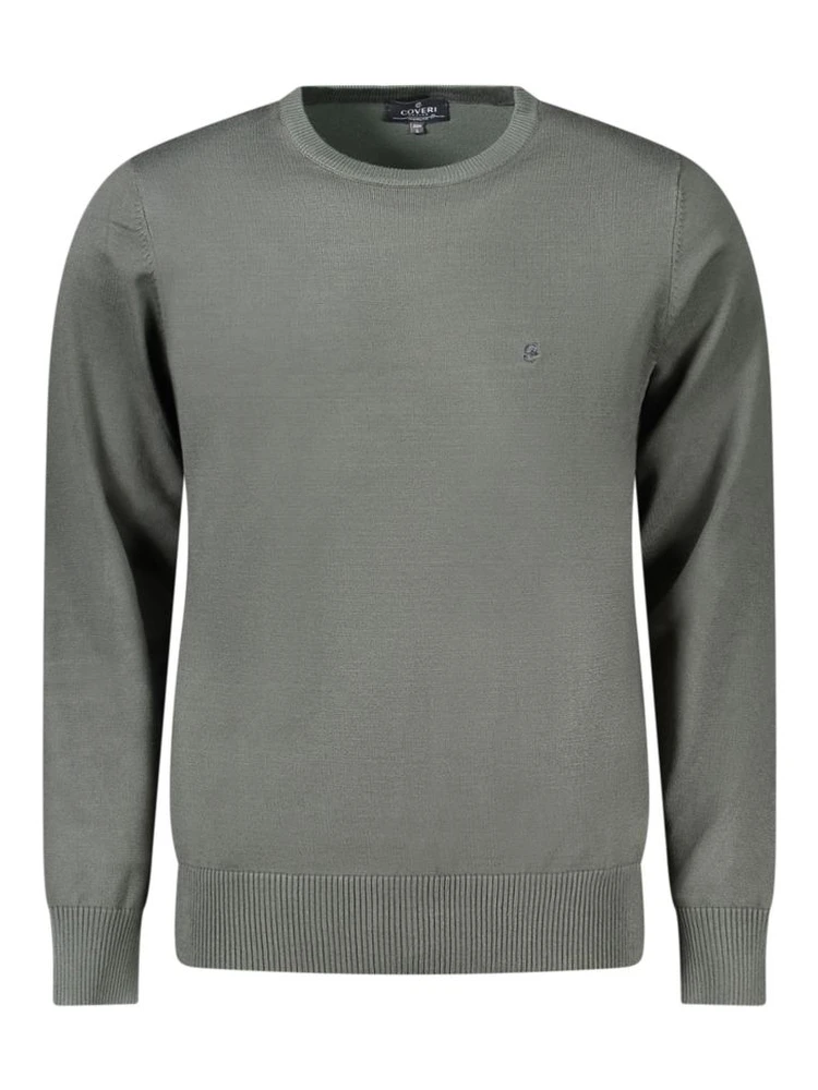 Green Nylon Men Sweater