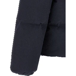 Blue Polyamide Full-Length Jacket