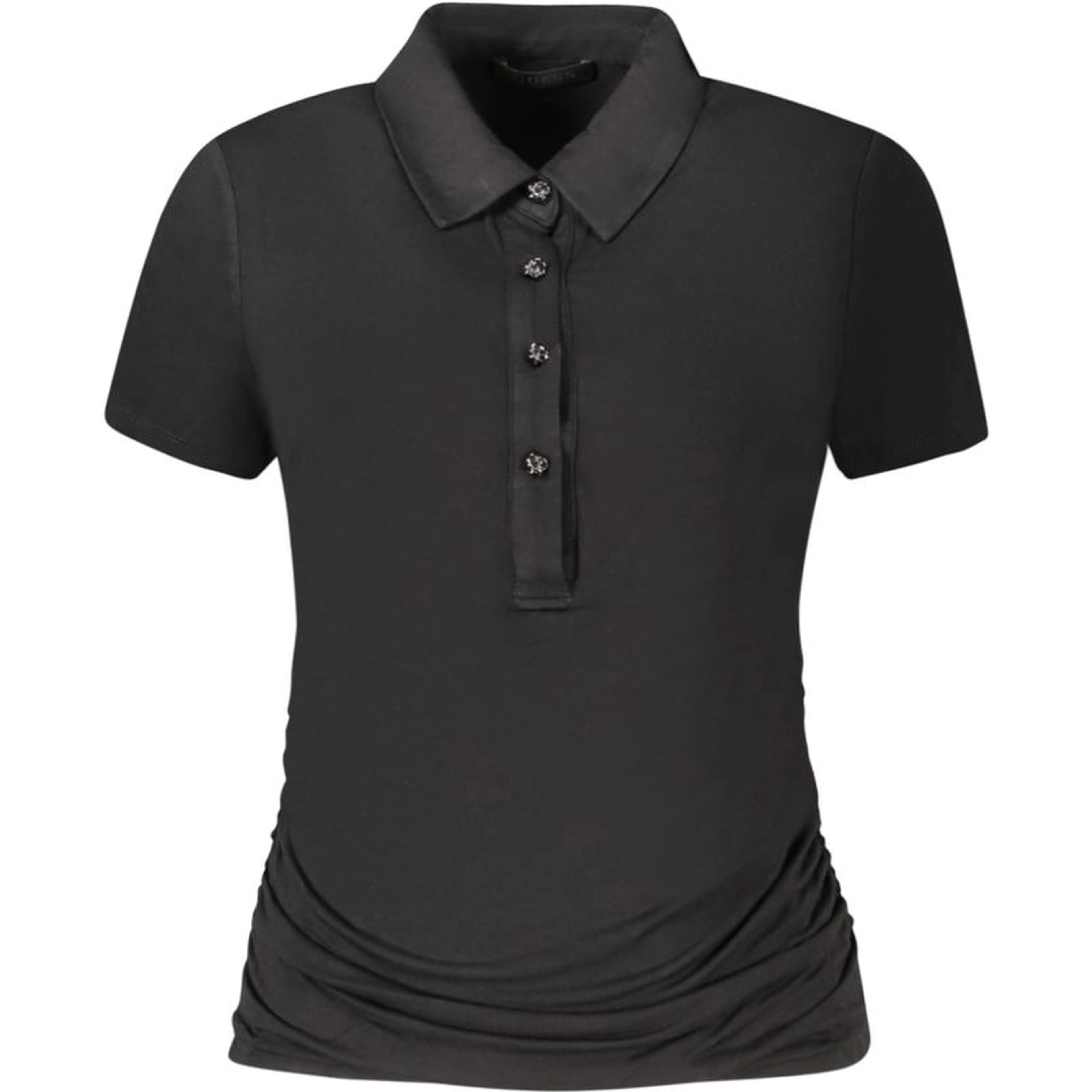 Black Viscose Women Top