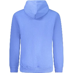 Blue Cotton Men's Sweatshirt