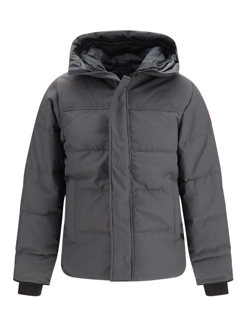 Gray Cotton Parka