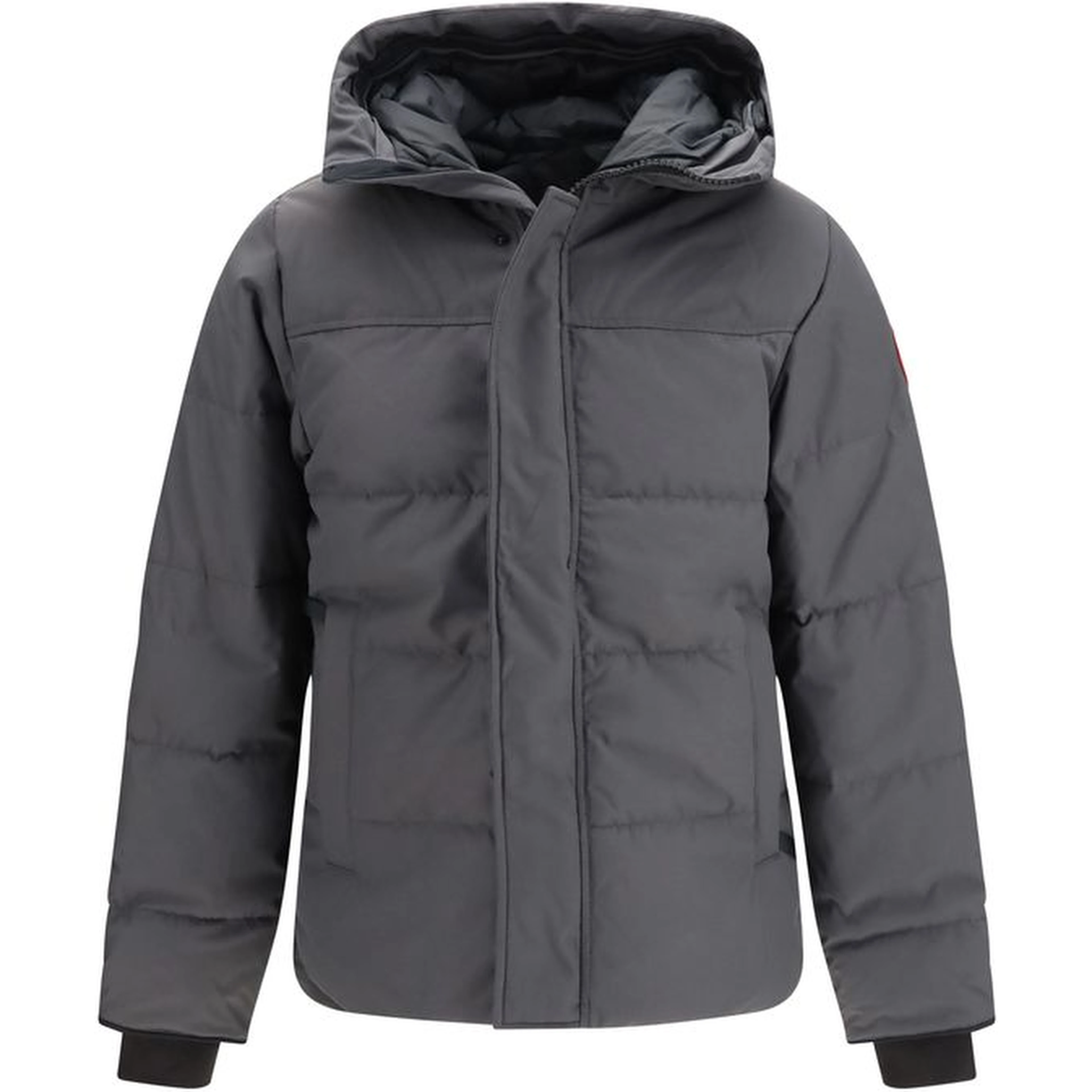 Gray Cotton Parka