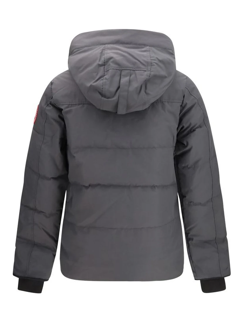 Gray Cotton Parka