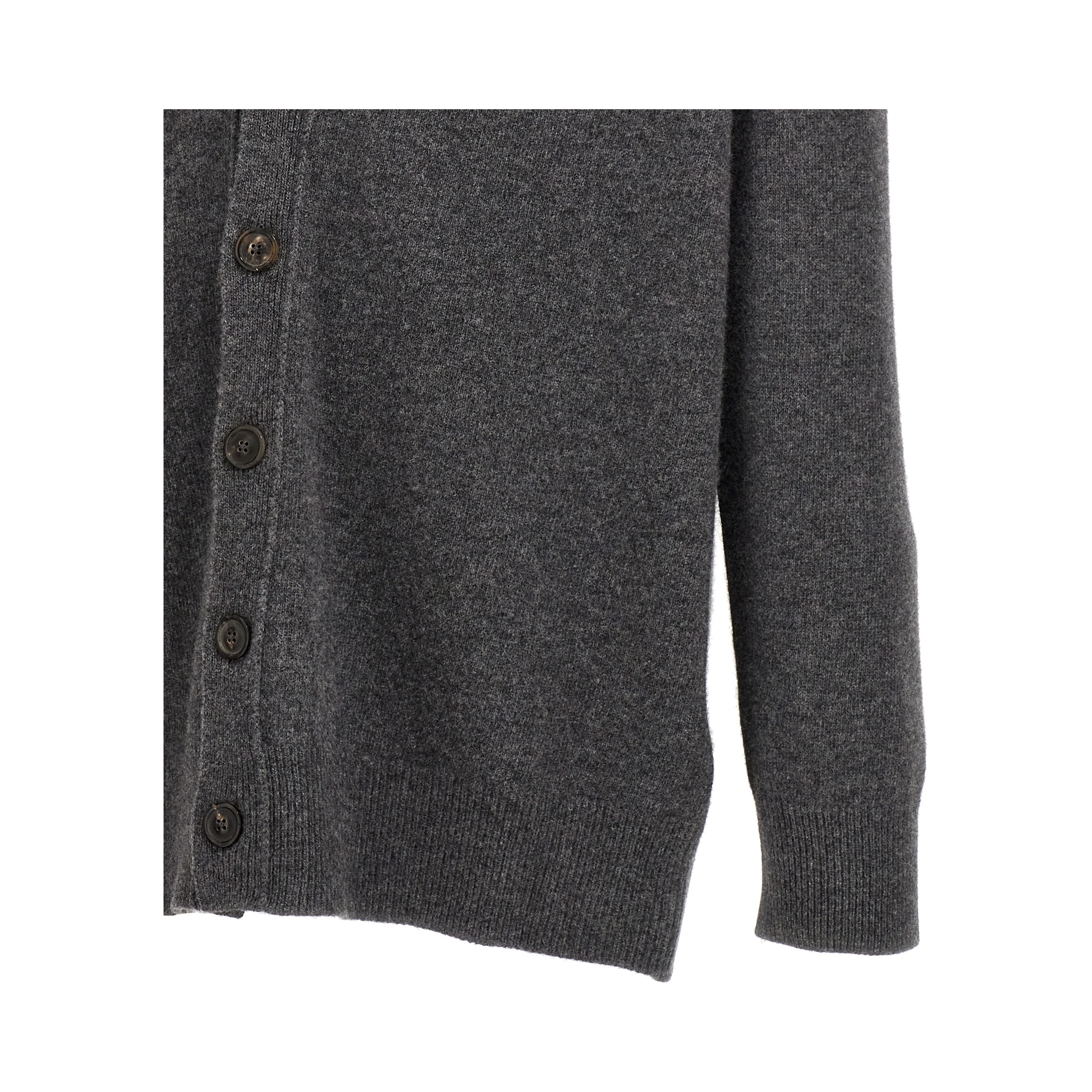 Gray Wool Cardigan