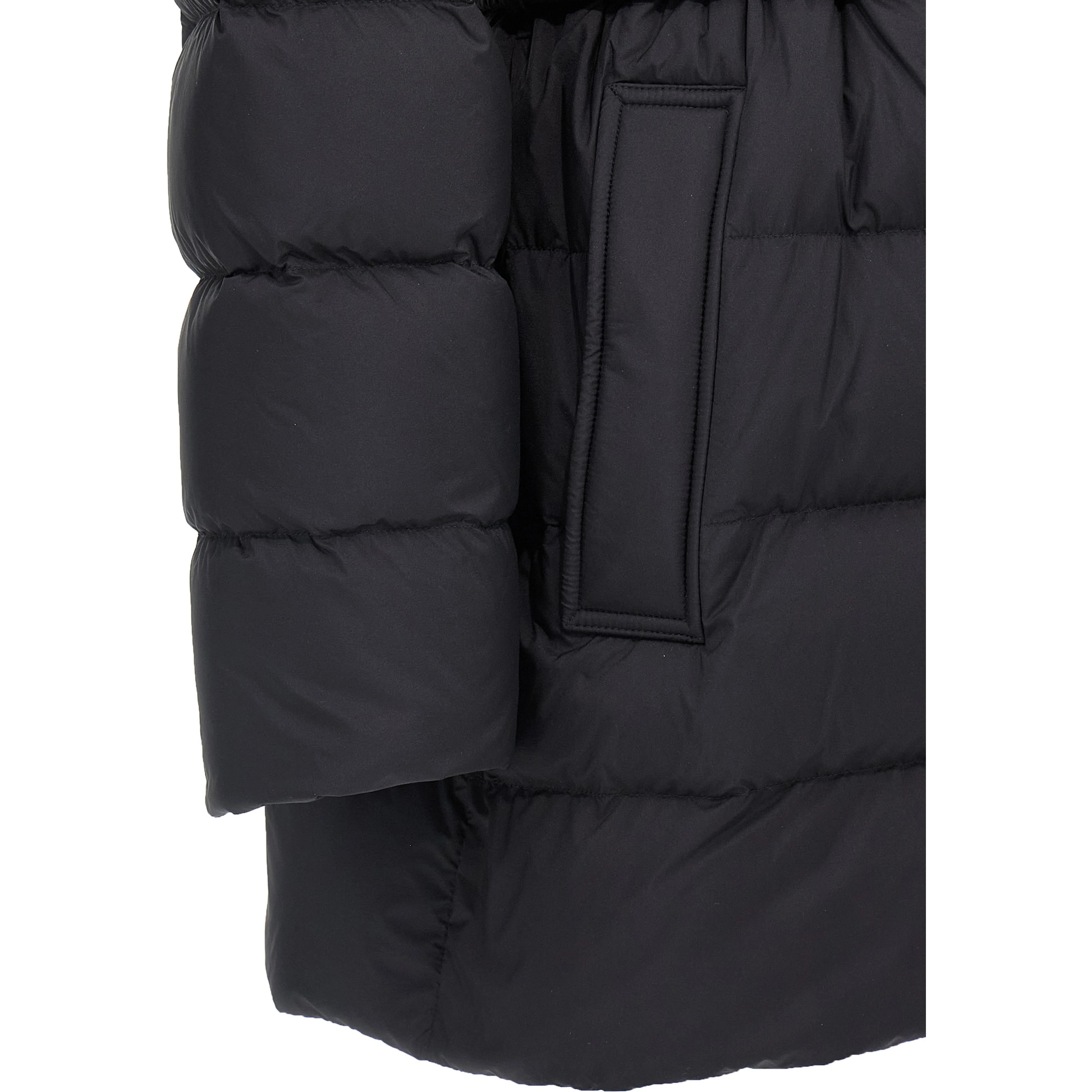Black Polyamide Coat