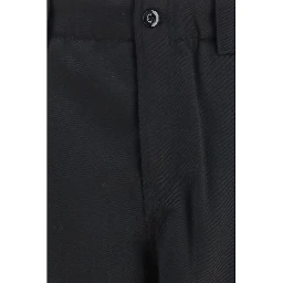 Black Wool Oves Aries Chino Pants