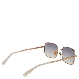 Rose Gold Metal Sunglasses
