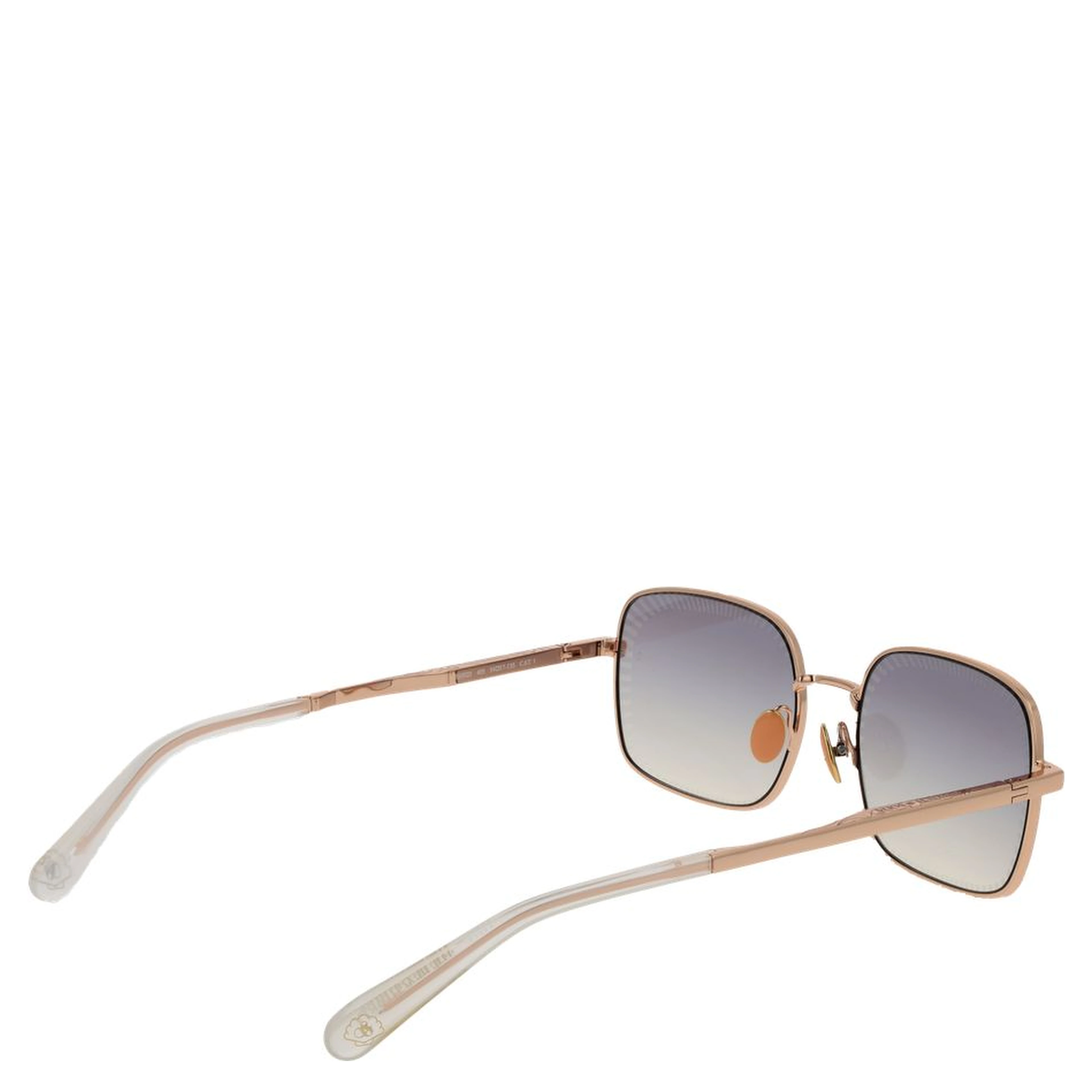 Rose Gold Metal Sunglasses