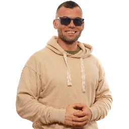 Blue Plastic Sunglasses