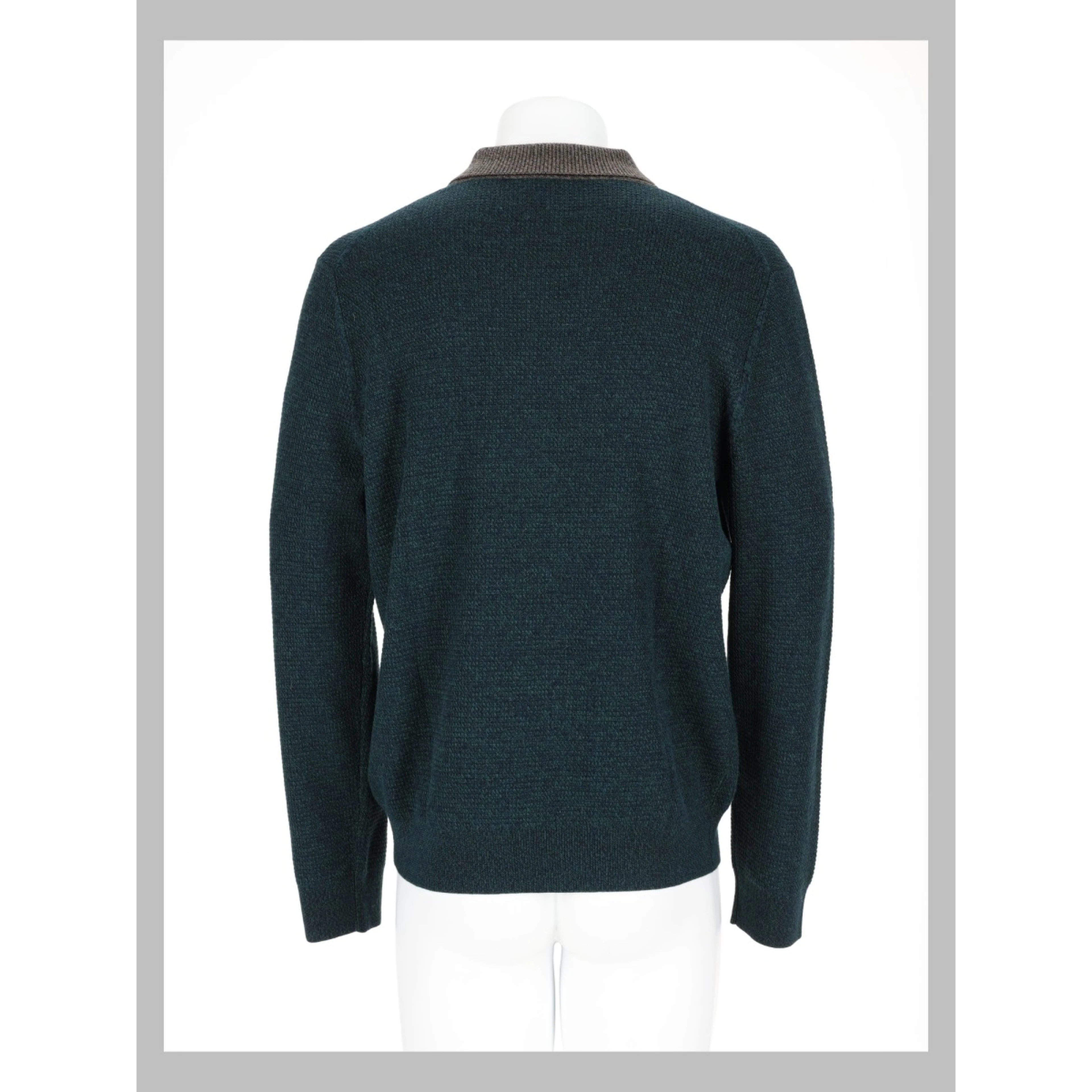 Polo In Maglia Di Lana Misto Seta