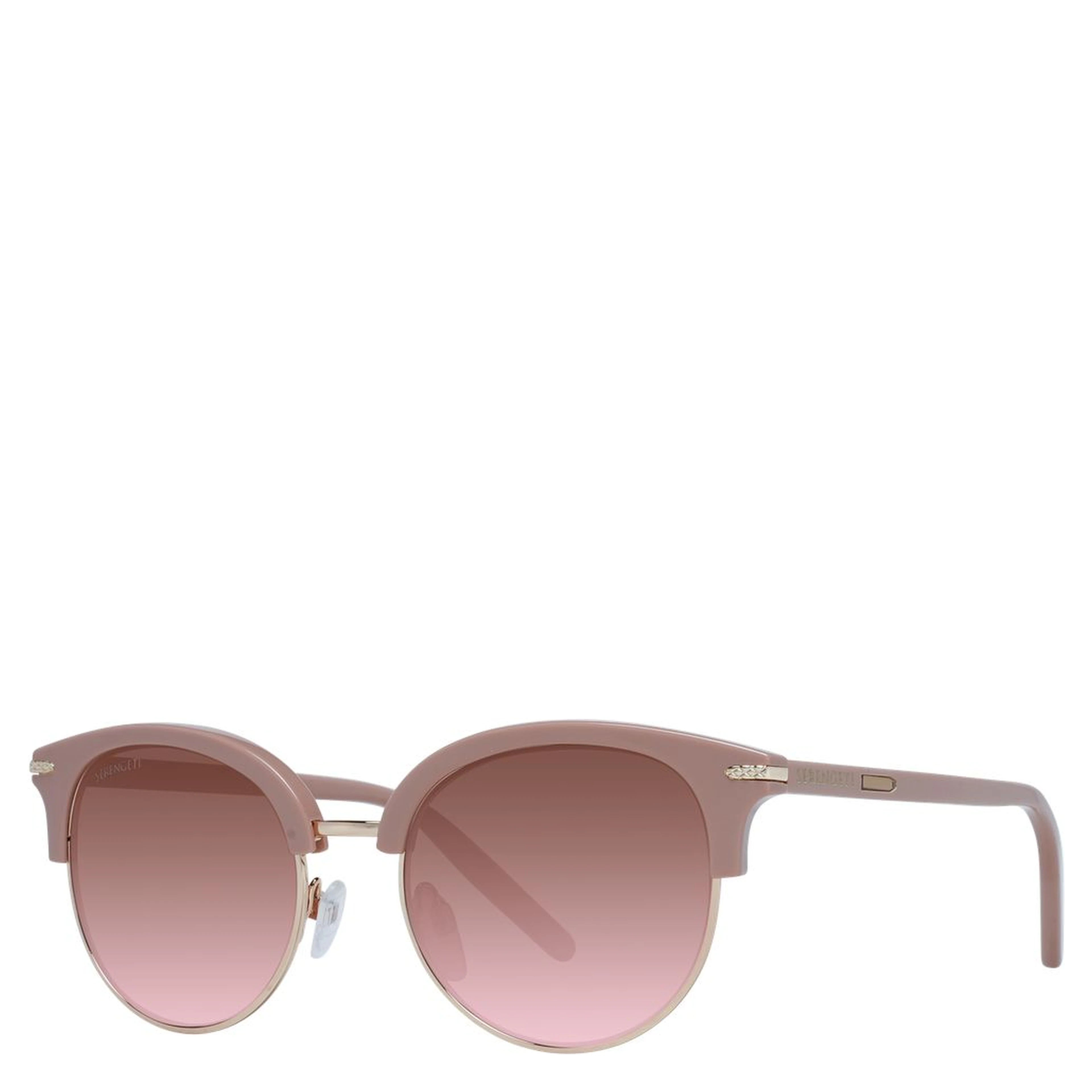 Pink Acetate & Metal Sunglasses