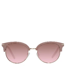 Pink Acetate & Metal Sunglasses