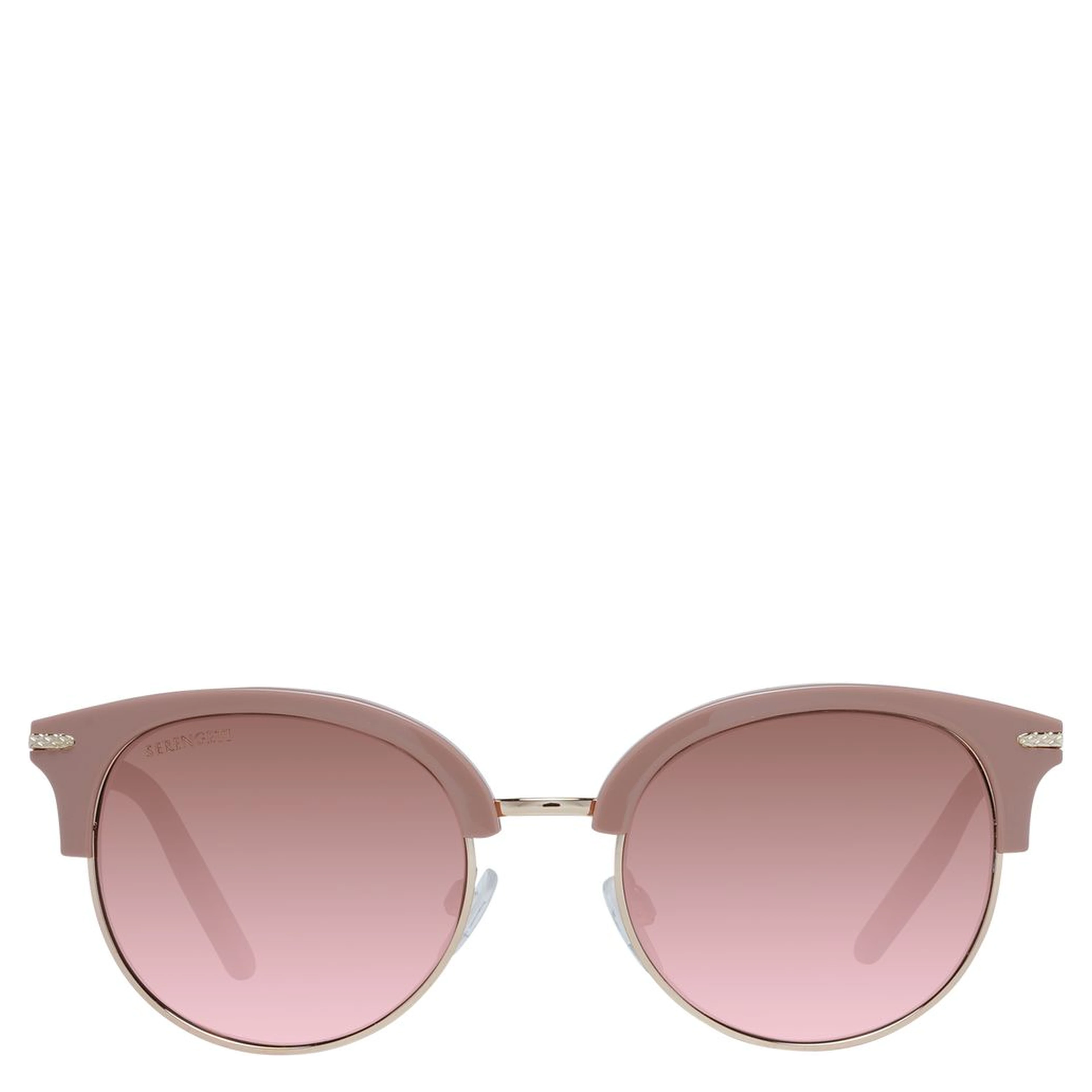 Pink Acetate & Metal Sunglasses