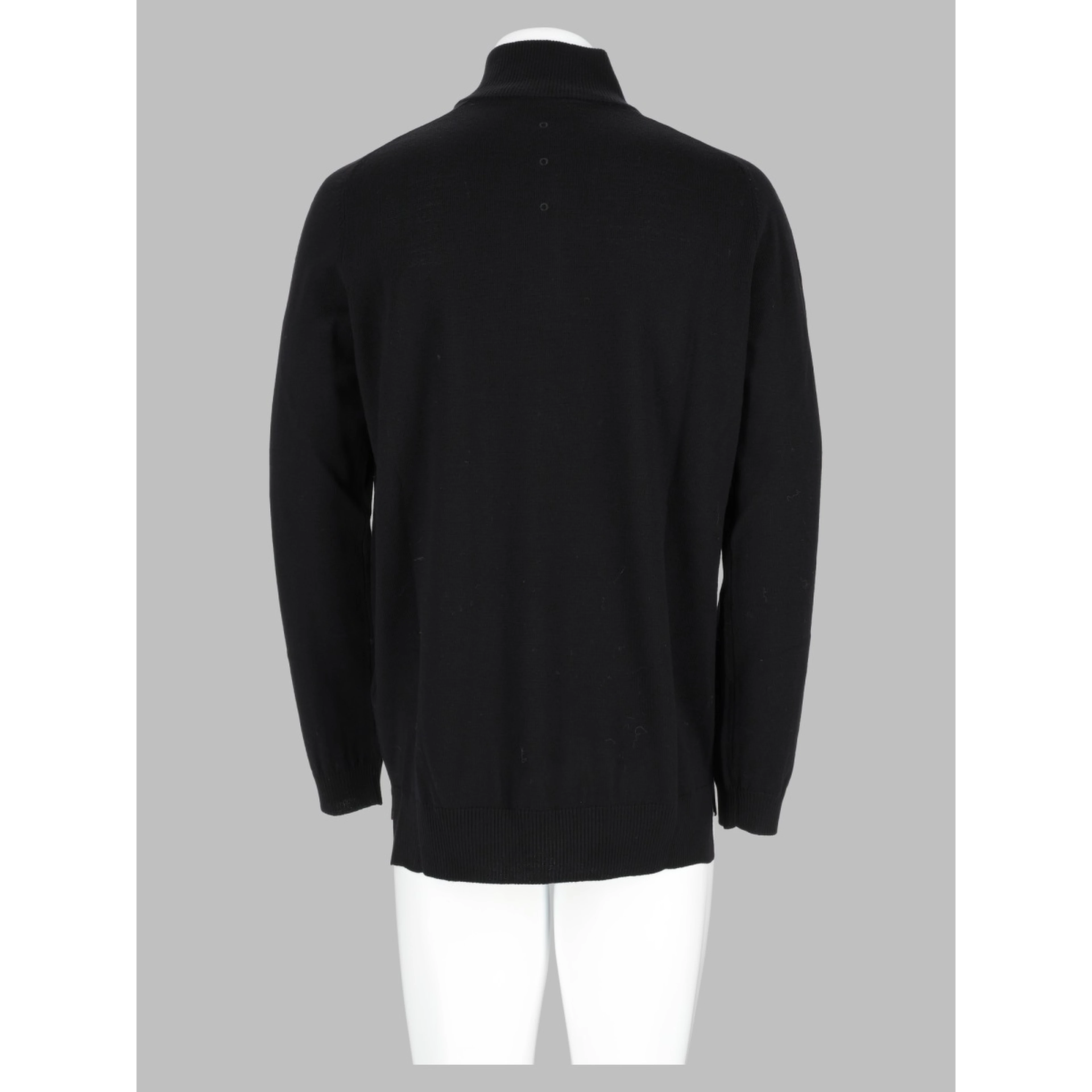 Maglia In Lana Con Zip