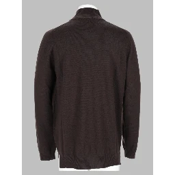 Maglia In Lana Con Zip