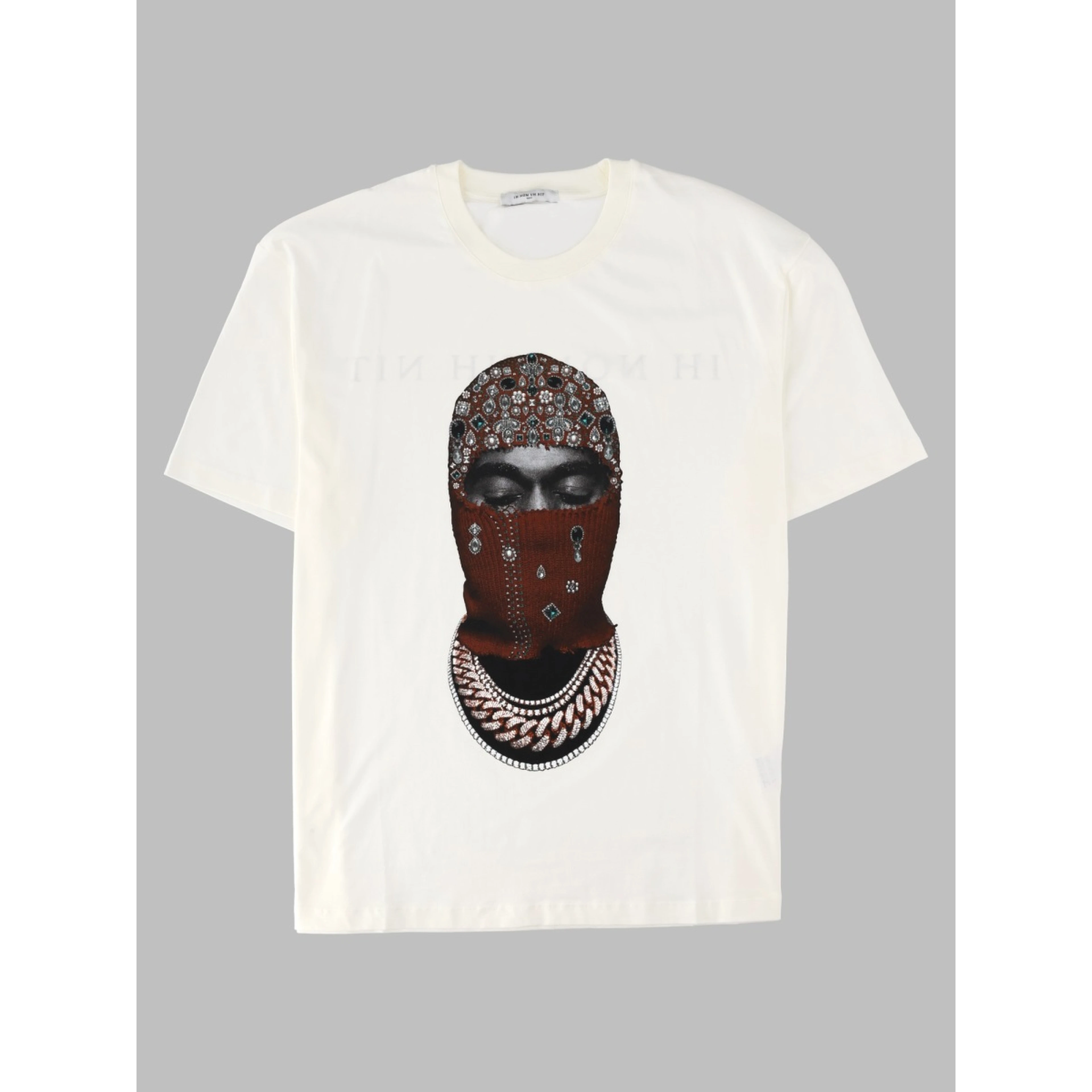 T-shirt con Stampa "Mask Jewelry"