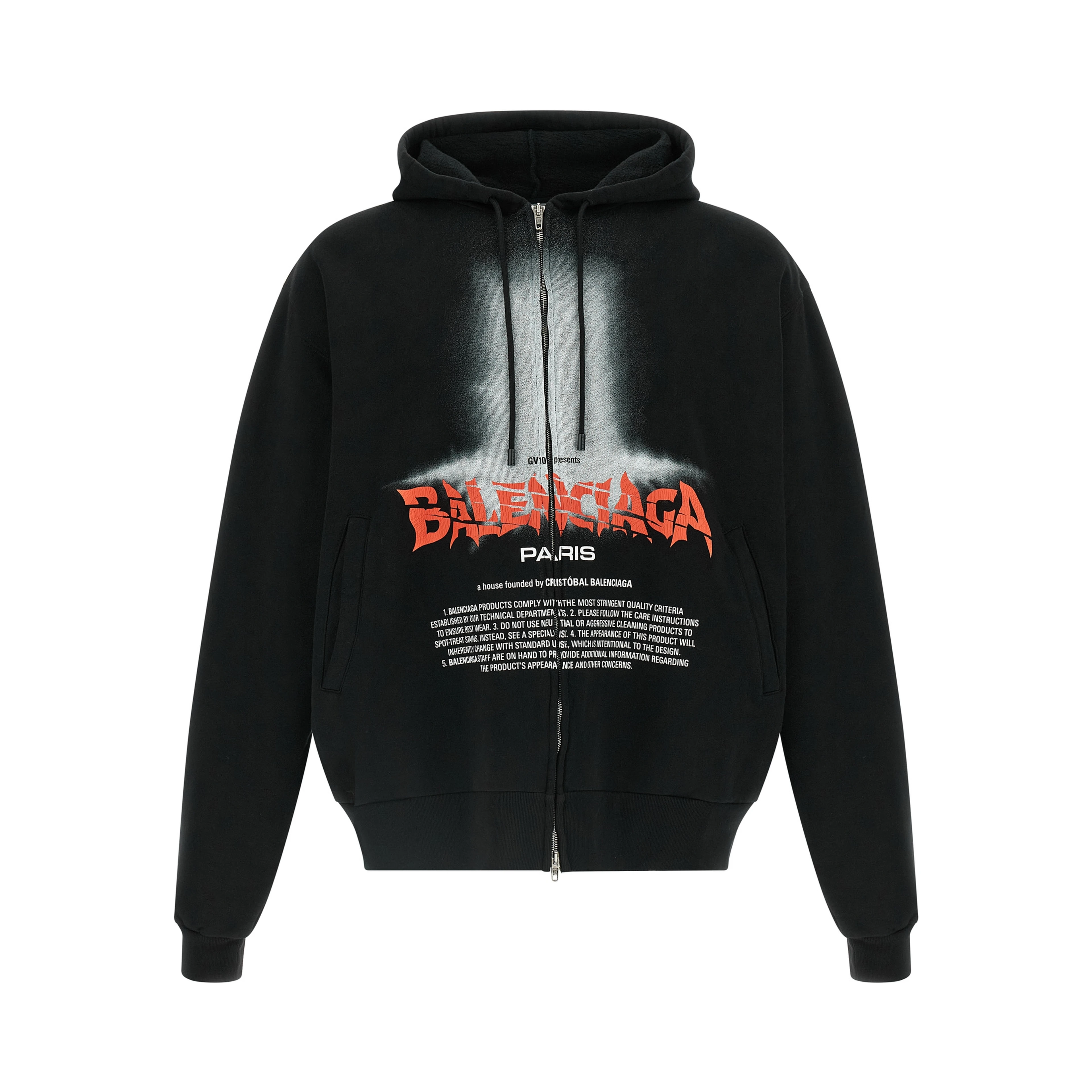 Black Cotton Sweatshirt