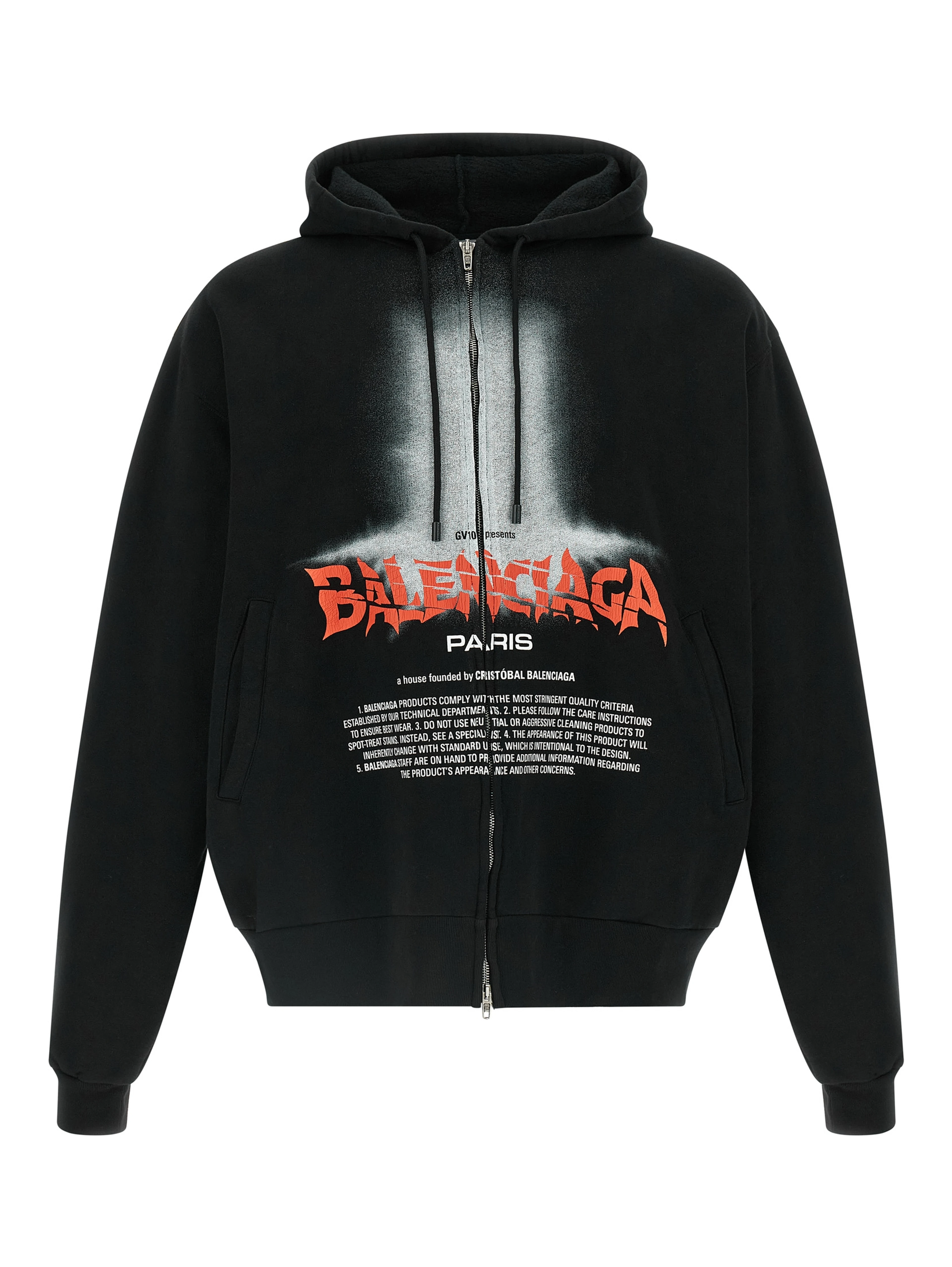 Black Cotton Sweatshirt