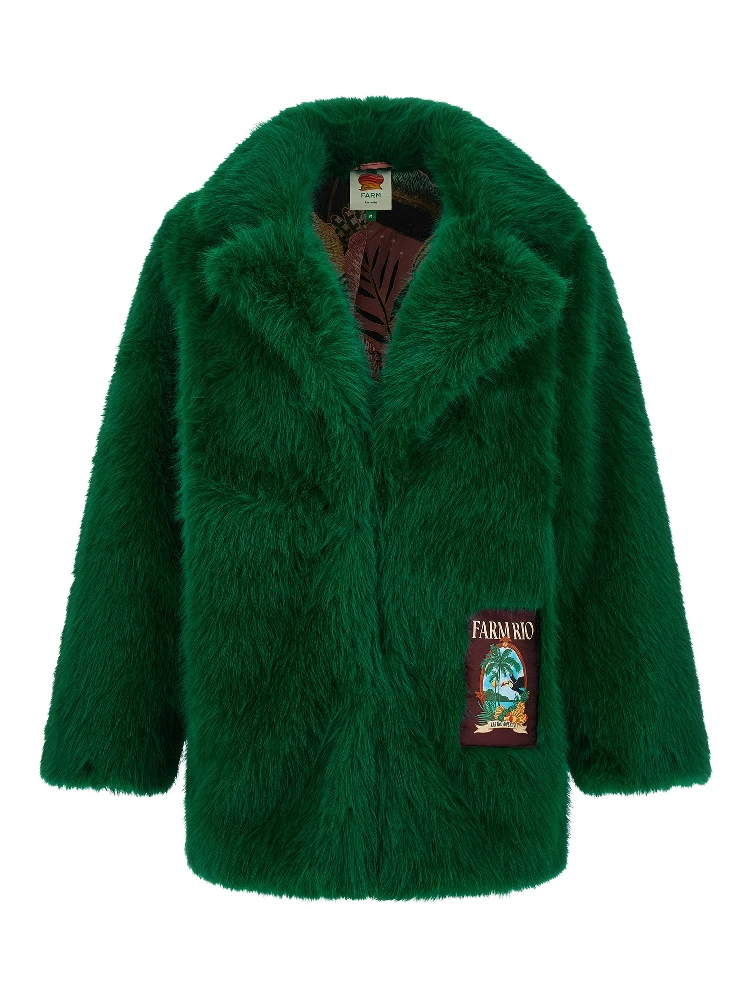 Bicolor Polyester Coat