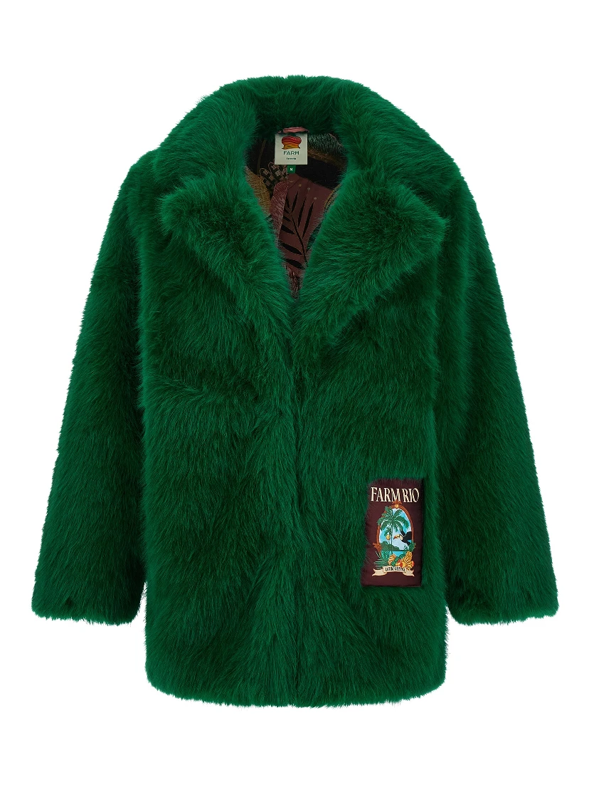 Bicolor Polyester Coat