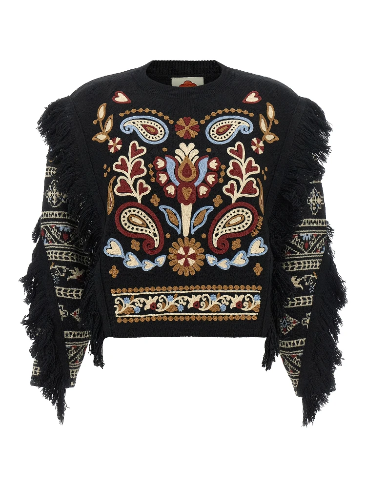 Black Wool Cardigan
