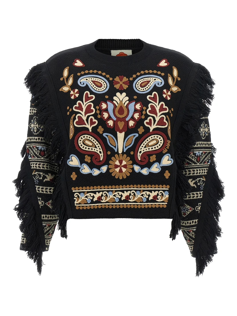 Black Wool Cardigan