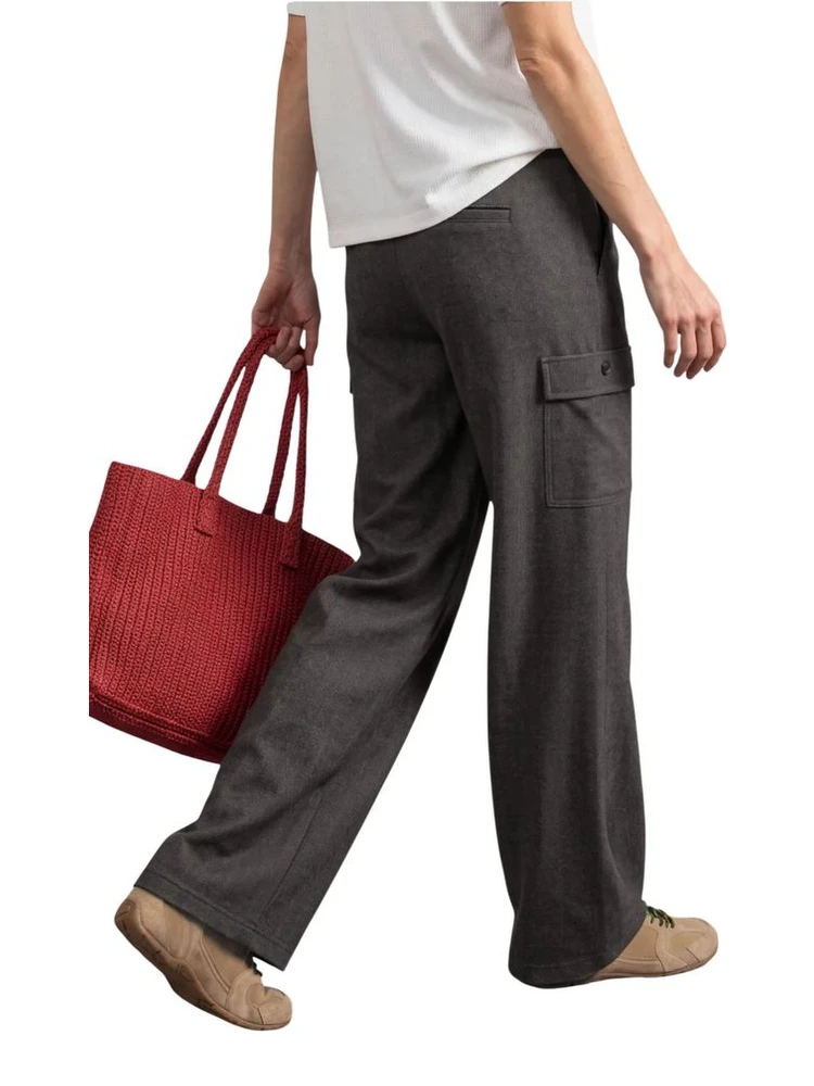 Brown Polyester Cargo Pants alternative