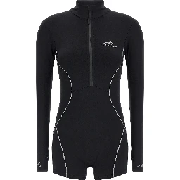 Black Polyamide Bodysuit