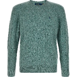 Bicolor Wool Cardigan