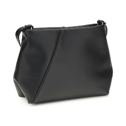 Black Calf Leather Bos Taurus Shoulder Bag
