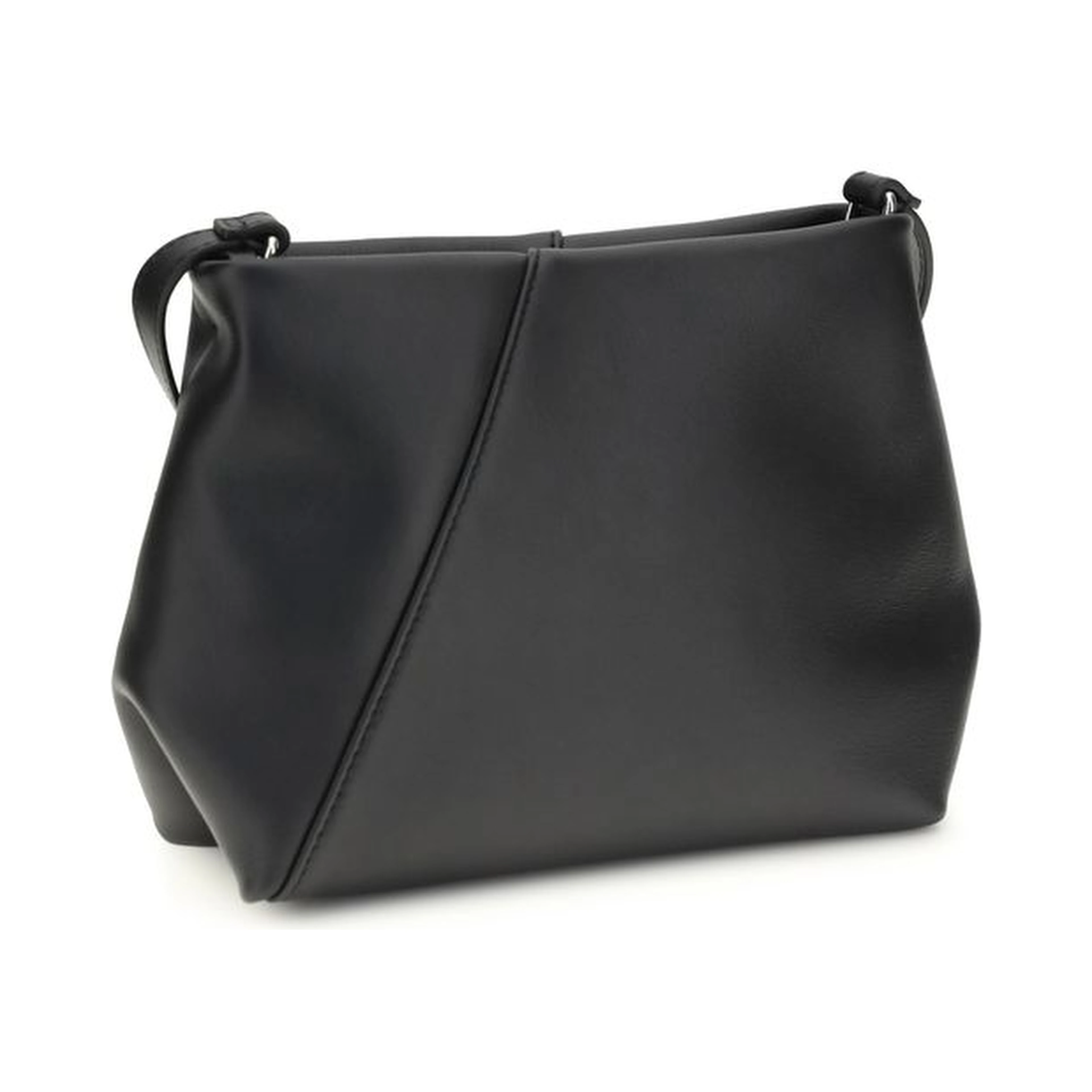 Black Calf Leather Bos Taurus Shoulder Bag