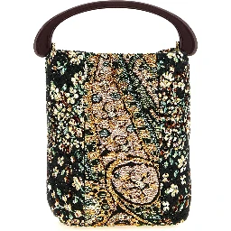 Multicolor Polyester Handbag