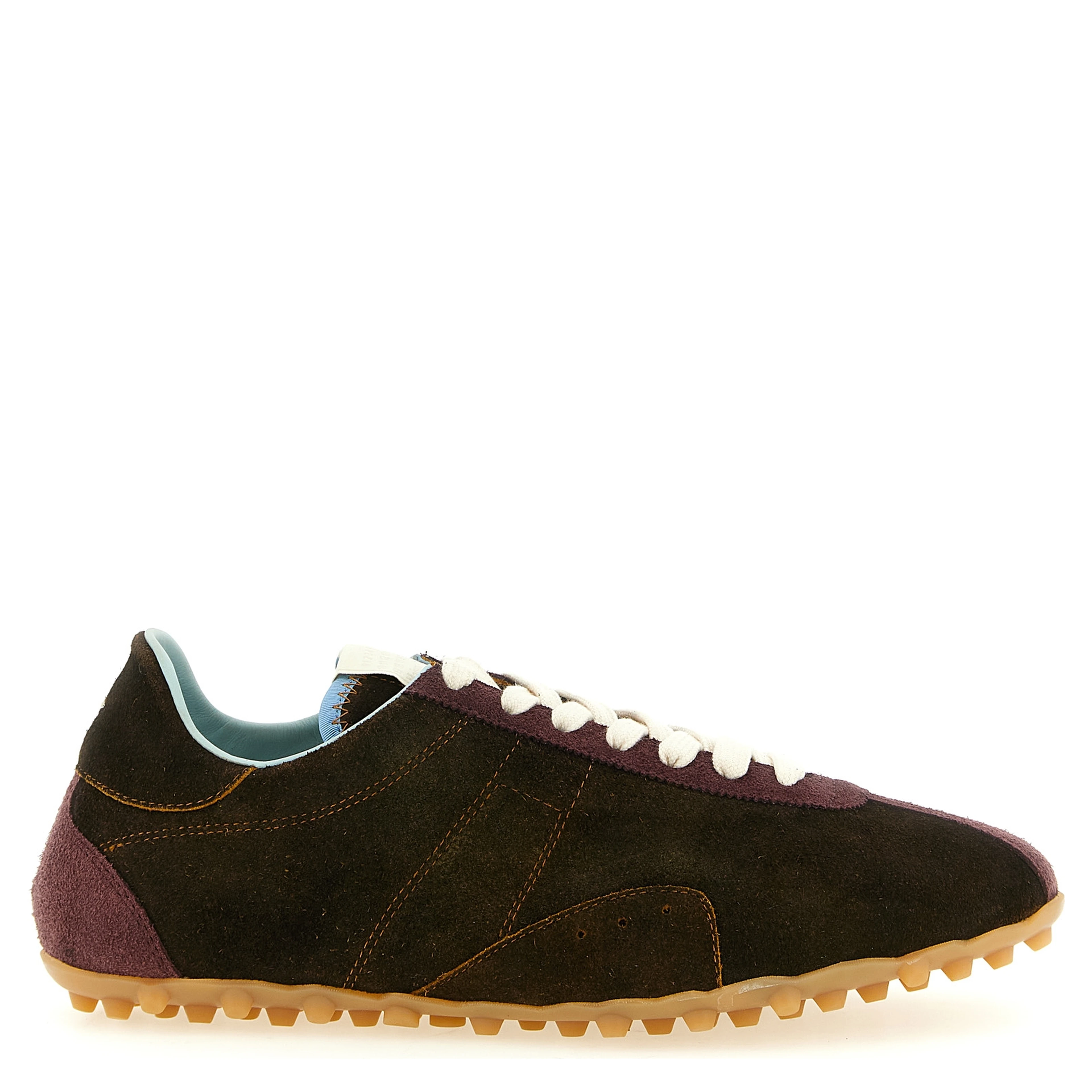 Brown Calfskin Athletic Sneakers