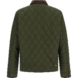 Bicolor Polyester Full-Length Jacket