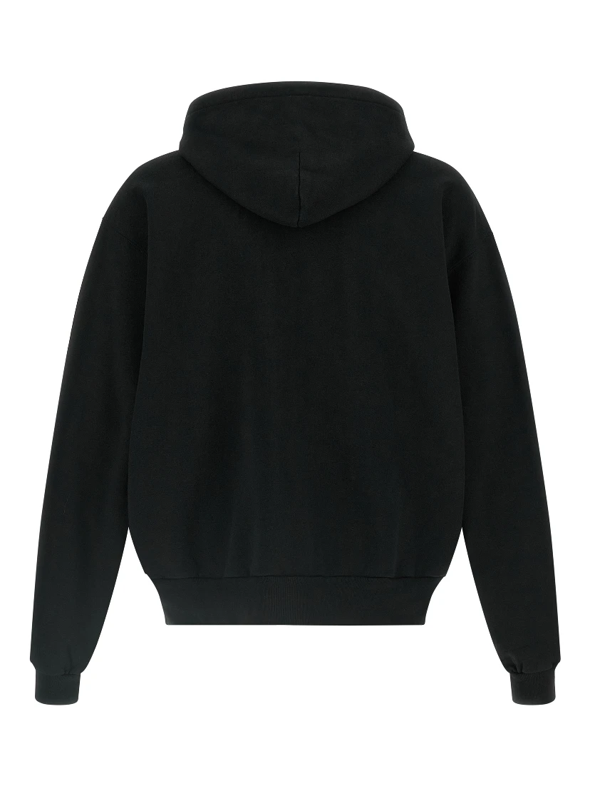Black Cotton Sweatshirt