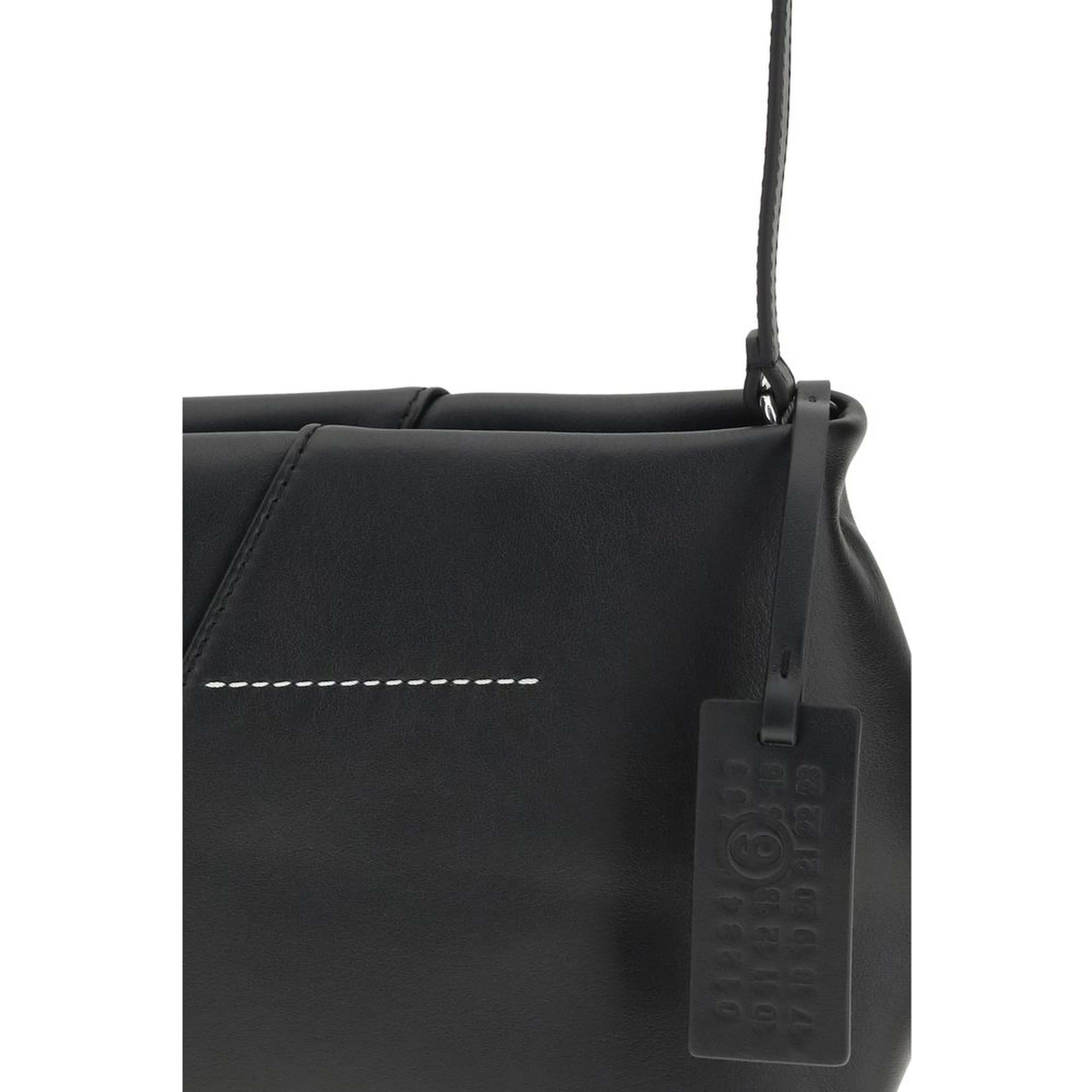 Black Calf Leather Bos Taurus Shoulder Bag