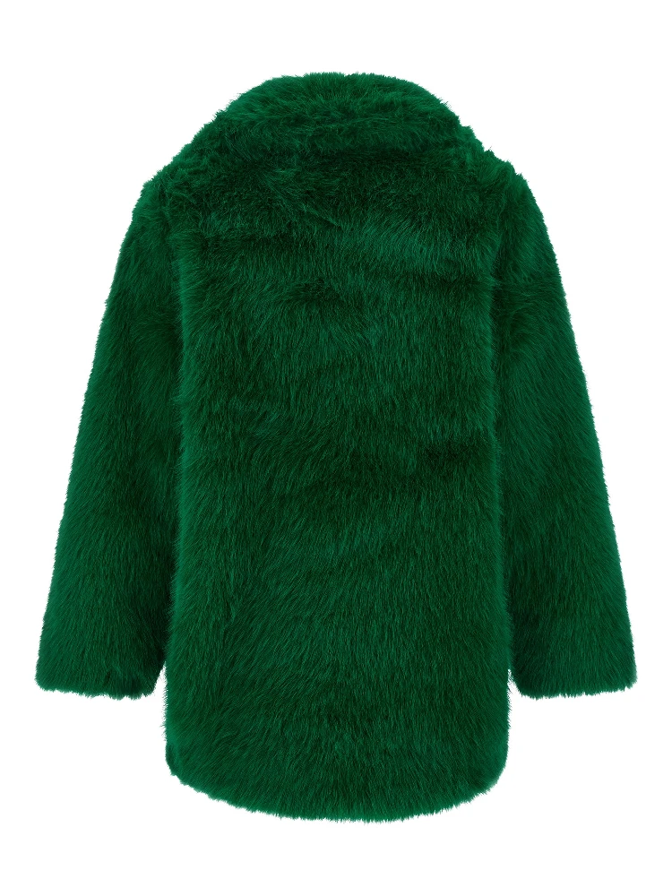 Bicolor Polyester Coat alternative