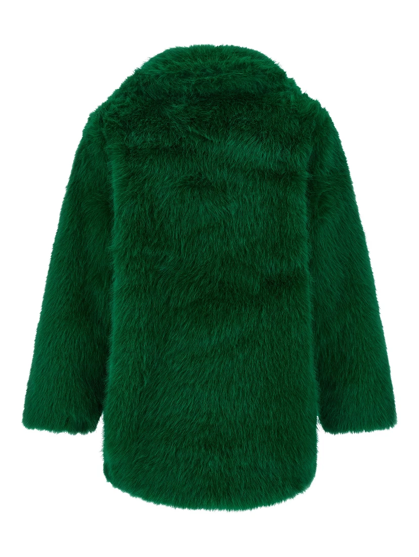 Bicolor Polyester Coat