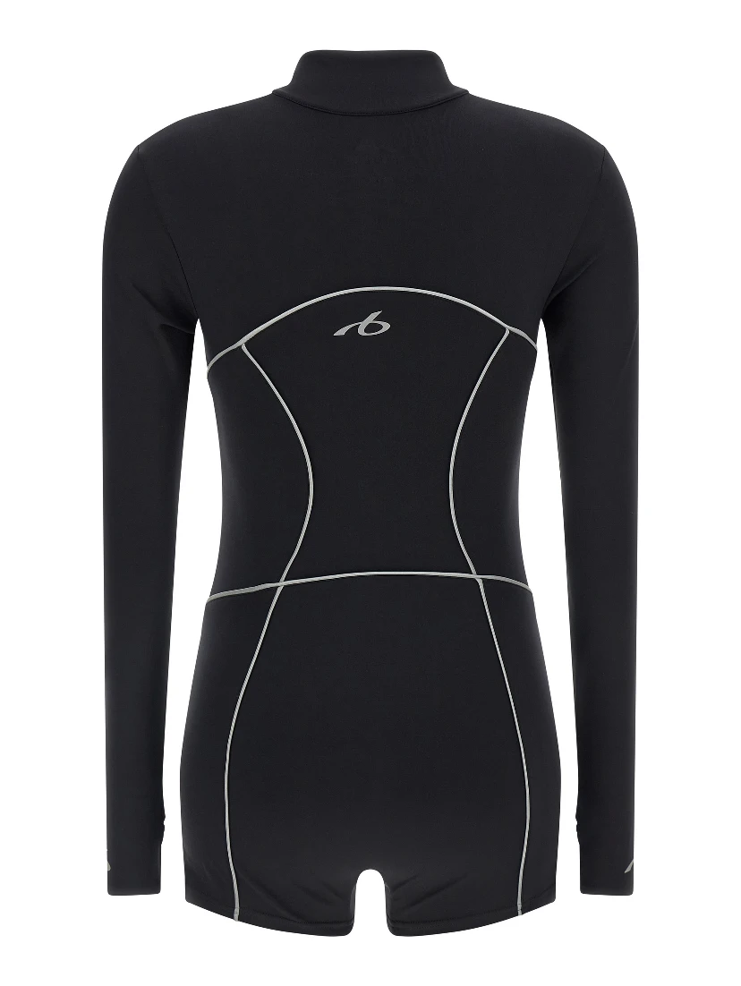 Black Polyamide Bodysuit