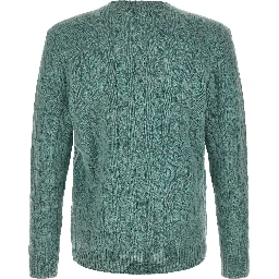 Bicolor Wool Cardigan