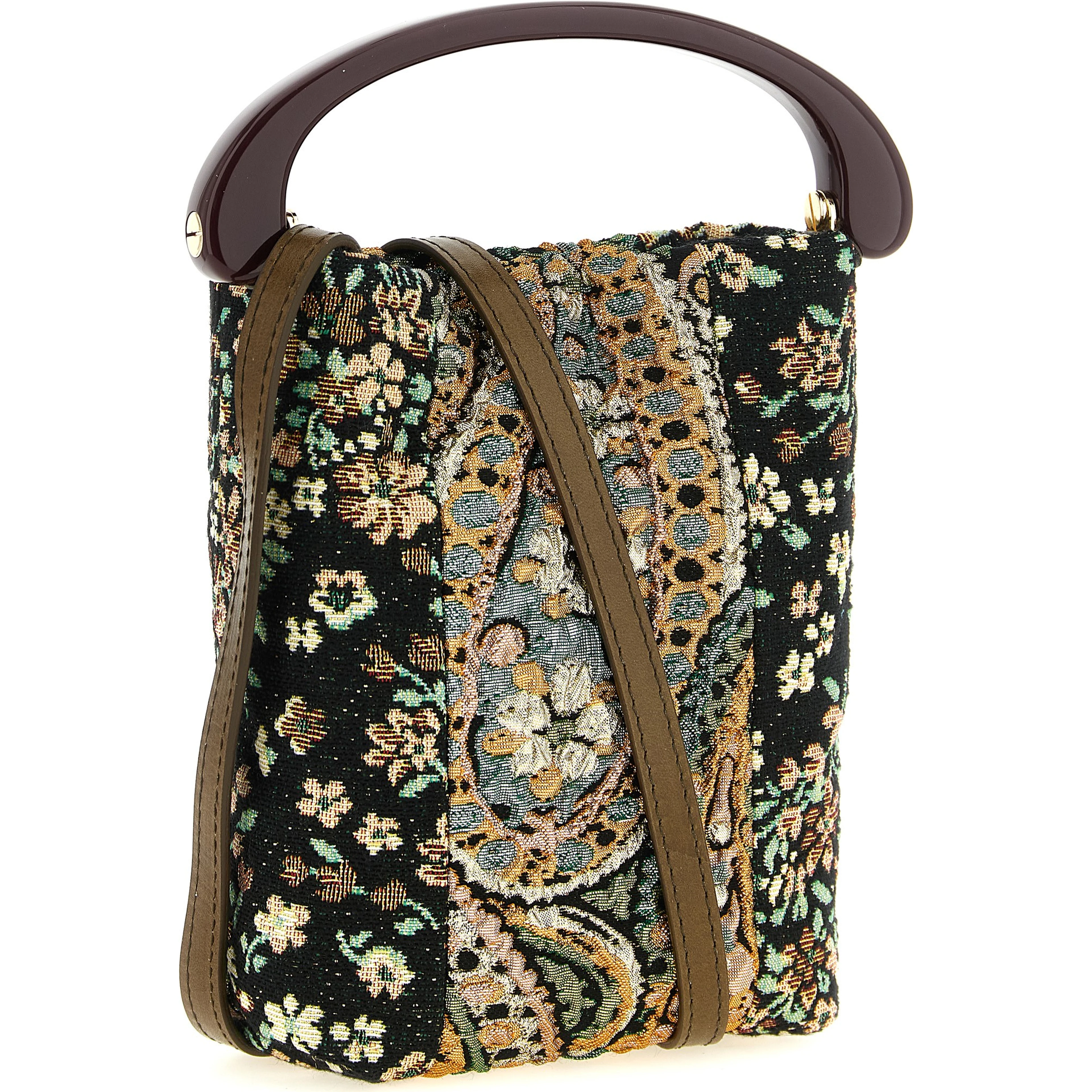 Multicolor Polyester Handbag