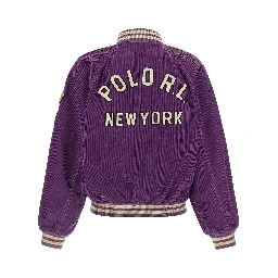 Purple Cotton Bomber
