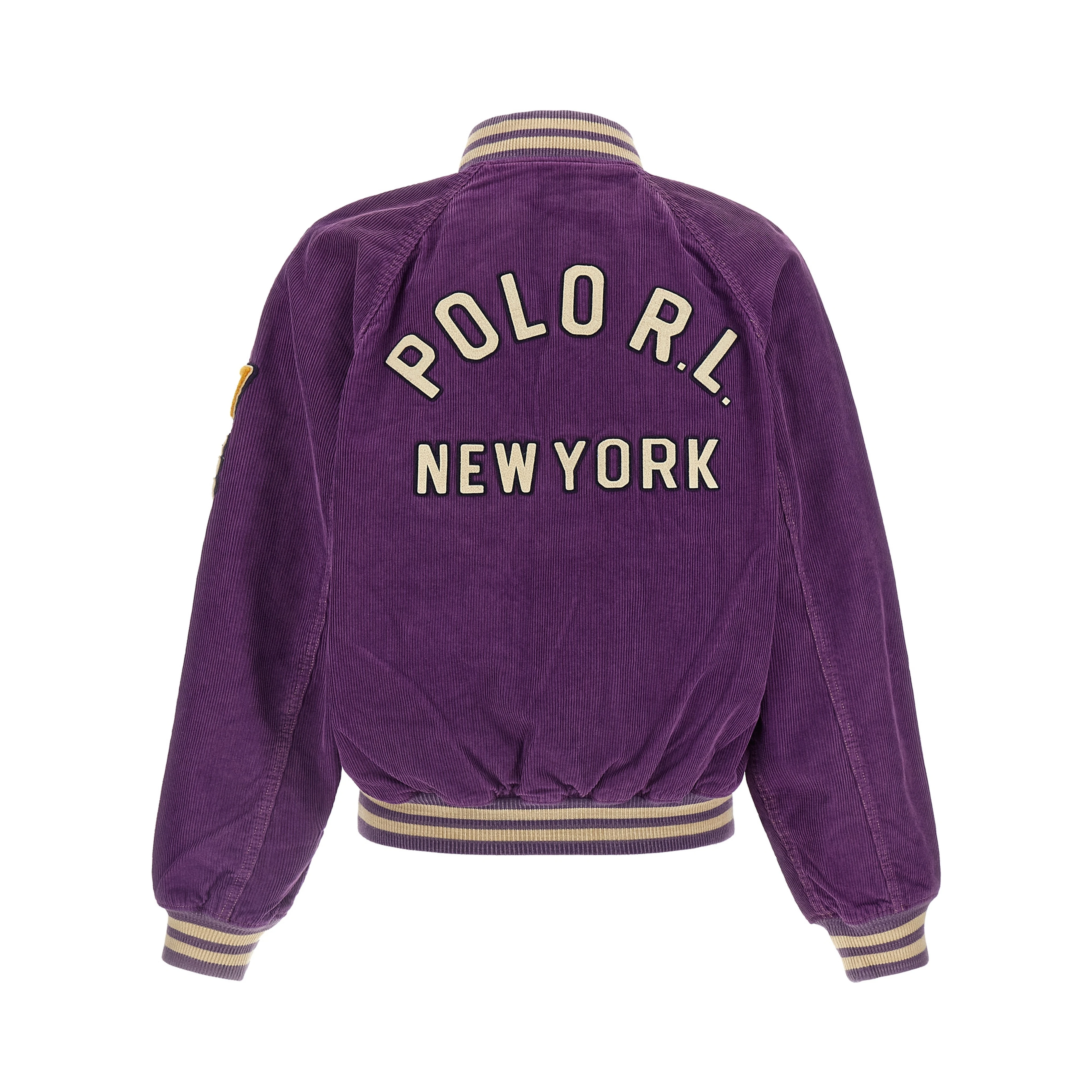Purple Cotton Bomber