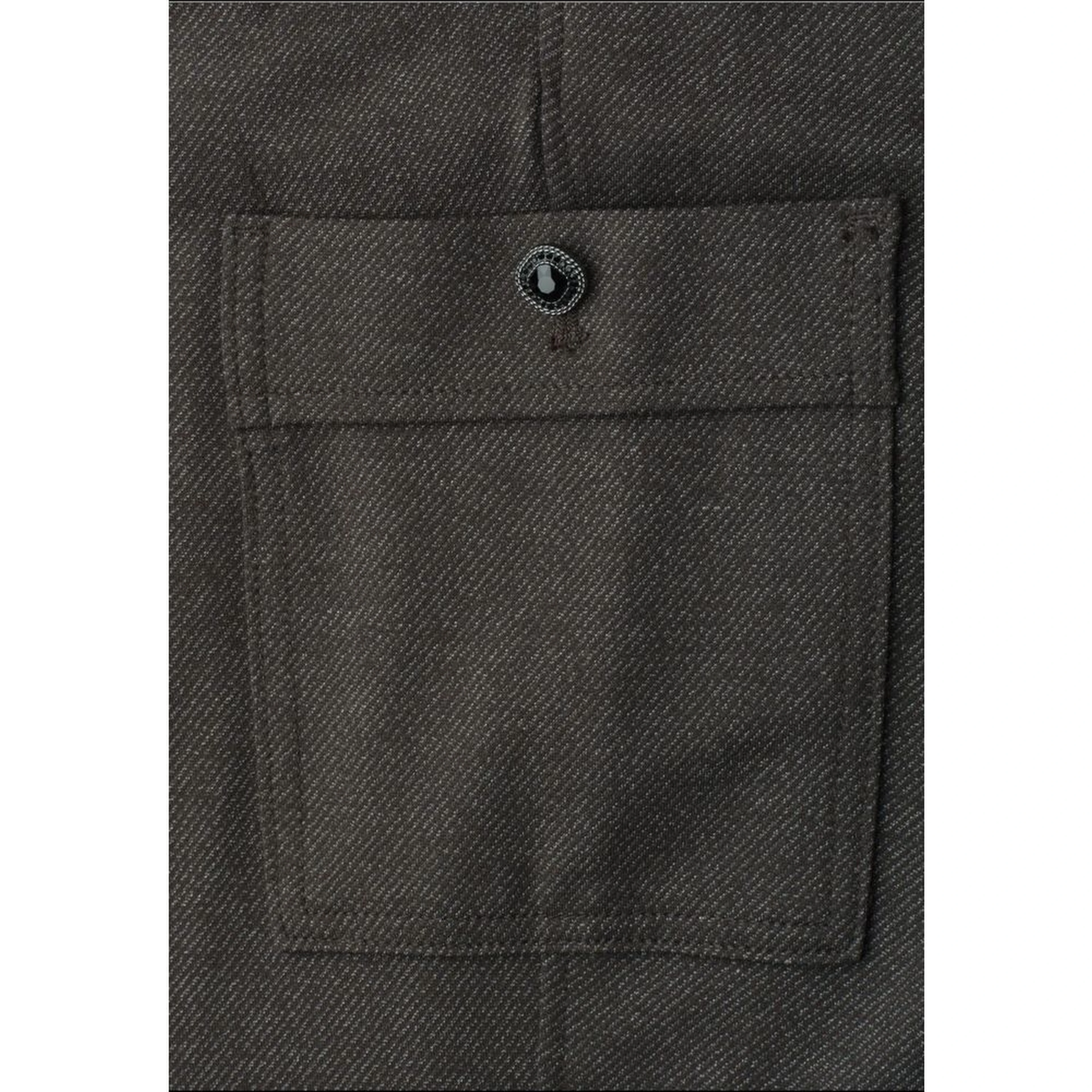 Brown Polyester Cargo Pants